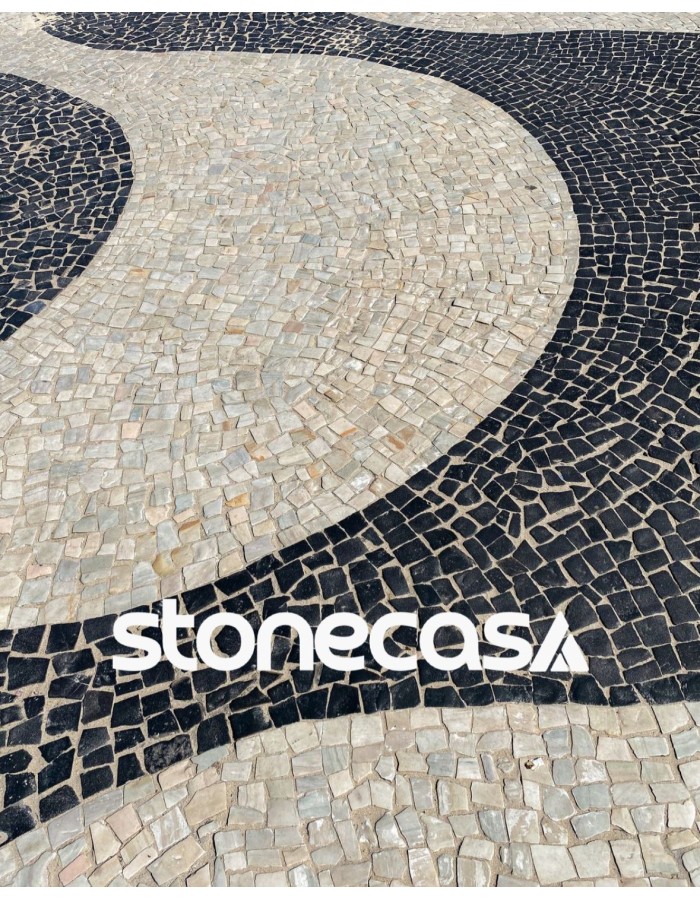 Calçadão de Copacabana e Pedras Portuguesas